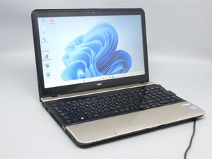 NEC LaVie最新Win11中古ノートパソコンPC 第3世代i7/15.6型/office/メモリ8G/SSD500G/内蔵カメラ/テンキー/BD-RE/新品無線マウス(LS550/J)