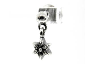 クロムハーツ CHROME HEARTS ■ 【 TNY STR DRP 】 タイニー スター ドロップ ピアス　s2986