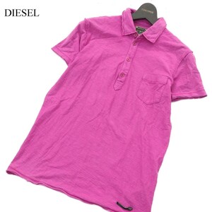 DIESEL ディーゼル 春夏 カットオフ★ 半袖 スリム ポロシャツ Sz.S　メンズ　A3T07187_6#A