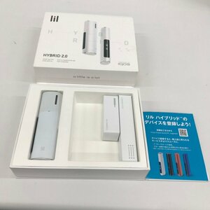 IQOS アイコス lil HYBRID2.0 リル ハイブリッド プリズムホワイト 付属品 箱付き 通電○【CJAZ9081】