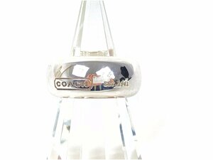 コーチ　COACH　ワイドリング　指輪　サイズ12号　シルバー925　YAS-10816