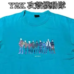 攻殻機動隊　半袖　Tシャツ　Blue 青　フェイド　ヘビー　M 公式　アニメ