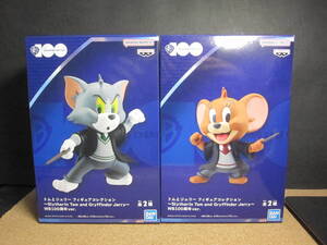 ☆トム＆ジェリー：フィギュア２種セット☆トムとジェリー フィギュアコレクション～Slytherin Tom and Gryffindor Jerry～WB100周年ver.☆