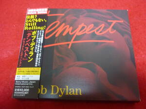 BOB DYLAN/TEMPEST★ボブ・ディラン/テンペスト★国内盤/スリップケース付/解説対訳付/初回生産限定盤