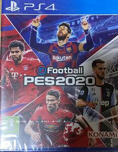 PS4 欧州版Football PES2020 KONAMI 未開封 サッカーゲームソフト レア コレクター品 送料込