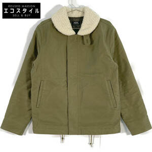 A.P.C. アーペーセー 24191-1-36071 コットン フライト ジャケット M カーキ メンズ