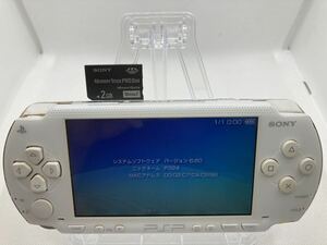PSP1000ホワイト　メモリースティック付き　SONY ソニー プレイステーションポータブル 