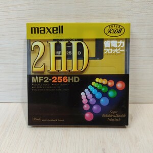 【未開封】『maxell 2HD MF2-256HD 省電力フロッピー 1枚』3.5インチ マイクロフロッピーディスク マクセル パソコン サフランイエロー