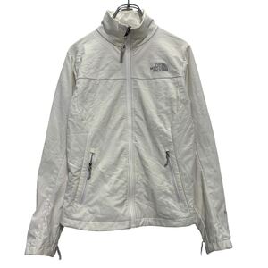 THE NORTH FACE ナイロン ジャケット ノースフェイス S サイズ ホワイト フルジップ ワンポイント ロゴ 古着卸 アメリカ仕入 a610-5758