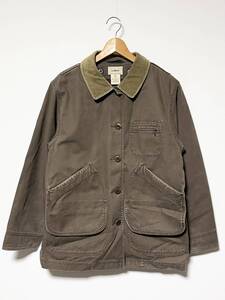 美品/PRIMALOFT★L.L.Bean ダック地 ハンティングジャケット 取り外しライナー付き プリマロフト レディース S ビンテージ