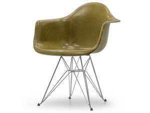 送料無料 新品 MODERNICA アームシェル チェア オリーブ OLIVE エッフェルベース クローム