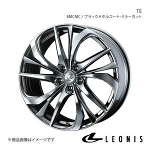 LEONIS/TE オデッセイ RB3/RB4 アルミホイール1本【18×7.0J 5-114.3 INSET55 BMCMC(ブラックメタルコート/ミラーカット)】0038781