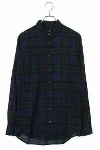 ディースクエアード DSQUARED2 16AW S74DL0940 サイズ:48 チェックレーヨン混長袖シャツ 中古 BS99