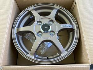 ☆ 新品アルミホイール 4本セット ☆ レアマイスター LEHRMEISTER CS-V6 ブロンズ ☆ 14 × 4.5J +45 100-4H ☆ 軽自動車 ☆