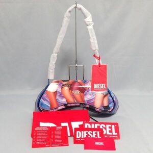 未使用★DIESEL Play Crossbody Bag X09776 P4060 HA289 プリント ワンショルダー ハンドバッグ プレイ クロスボディ ディーゼル★