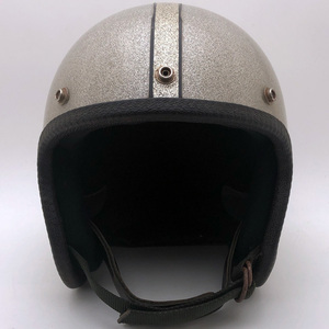 送料無料 BUCO GT SILVER METALFLAKE 59cm/ベビーブコ銀ラメシルバービンテージヘルメットresistalblue linendurbabybellベル500tx60s70s