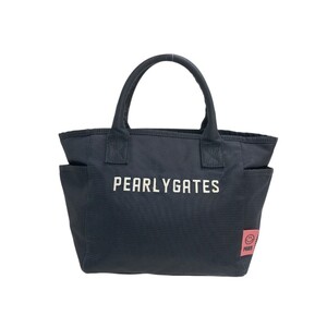 【1円】PEARLY GATES パーリーゲイツ カートバッグ ニコちゃん ネイビー系 [240101330600]