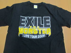 ＥＸＩＬＥ　usedMONSTER　LIVE2009　Tシャツ　黒sizeS　日本製 エグザイル