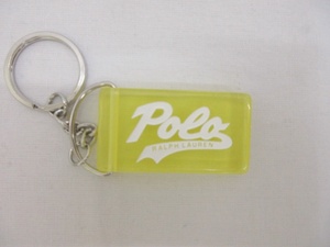 POLO RALPH LAUREN ポロ ラルフローレン ロゴキーホルダー key ring イエロー