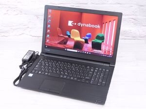 Bランク 東芝 dynabook B65/DP 第8世代 i3 8130U 新品SSD256GB メモリ8GB HD液晶 DVD Win11