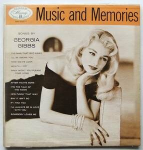 ◆ GEORGIA GIBBS / Music and Memories ◆ Mercury MG 20071 (black:dg) ◆