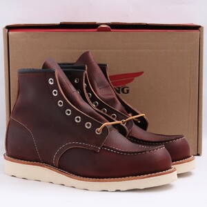 27cm 未使用 RED WING 6-inch Classic Moc lace-up boots ブラウン 08138-1 レッドウィング 6インチクラシックモックレースアップブーツ