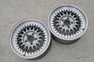 BBS RS244 16インチ 8J+33 PCD114.3 5H ハブ径73mm 2本 JDM SXE10 S13 SW20 