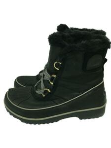 SOREL◆TIVOLI SUEDE/ショートブーツ/25cm/BLK/レザー/NL2182-010