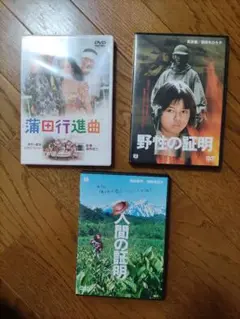 野生の証明 他２本のDVD