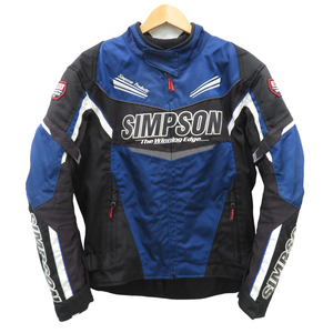 SIMPSON シンプソン SJ-8132 オールシーズンナイロンジャケット ブラック系 M [240101172349] バイクウェア メンズ