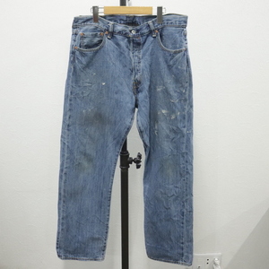 C198 2000年代製 LEVIS リーバイス 501 デニムパンツ■00s 表記36インチ ブルー 青 アメカジ ジーンズ ジーパン 古着 古着卸 オールド 激安