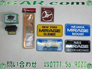 MN16 鉛筆削り NISSAN/日産 銅製ペントレイ シルバーステアリング オープナー 限定品 スカイライン MIRAGE 1600GT デザインプレート