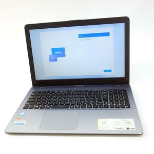 099 ASUS VivoBook15 X542UA-8130G i3/4GB/SSD128+HDD1TB スターグレー ノートパソコン ※中古