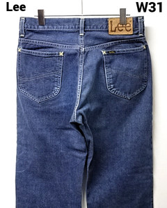 レア W31【Lee RIDERS 2000 DENIM PANTS INDIGO BLUE 片耳復刻モデル リー デニムパンツ 101B ボタンフライ】