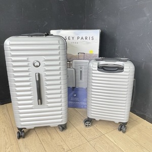 展示品 デルセー キャリーケース 2点セット 【中古】DELSEYPARIS 　トランクタイプと機内持ち込み可能 旅行 /59488