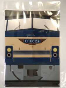 EF66−27 クリアファイル【新品】駅鉄ポップショップ新大阪限定販売 A4サイズ JR貨物吹田機関区 電気機関車 ニーナ 鉄道博物館