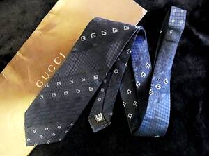 ◆SALE◆1708◆グッチ【GUCCI】 総ＧＧロゴ柄 ネクタイ