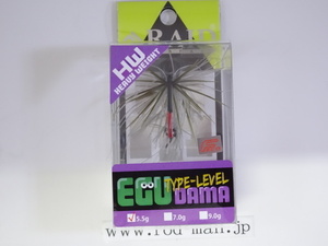 レイドジャパン★エグダマタイプレベルHW5.5g★スモークグリパン#EDL-H010★エコ認定商品