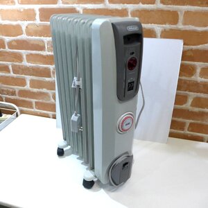 C446 DeLonghi デロンギ オイルヒーター H770812EFSN-GY 木製5畳 コンクリ8畳 24Hタイマーモデル