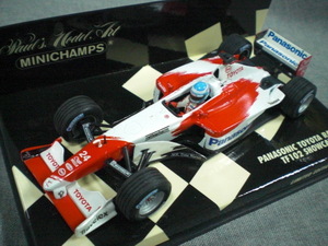 PMA ミニチャンプス 1/43 2002年 パナソニック トヨタ レーシング TF102 ショーカー M・サロ ＃24 (Y364)