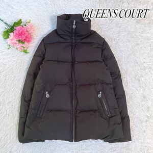 激安1000円〜【美品】QUEENS COURT クイーンズコート　ダウンジャケット　秋冬