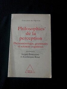 Philosophies de la perception : Phnomnologie, grammaire et sciences cognitivesフランス語版