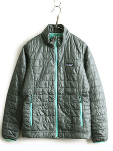 17年製 パタゴニア ナノパフ ジャケット レディース XS / 古着 PATAGONIA ナイロン 中綿 プリマロフト ジャンパー ブルゾン アウトドア 緑