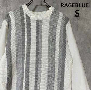 レイジブルー　RAGEBLUE ニット　S ポリエステル65% 綿35%