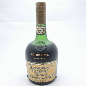 1円スタート #11914 未開栓 COURVOISIER クルボアジェ EXTRA VIEILLE エクストラ ヴィエイユ 700ml 度数不明 コニャック ブランデー 古酒