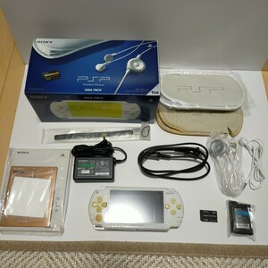 [動作確認済] PSP-1000 G1CW ギガパック セラミック・ホワイト SONY cfw