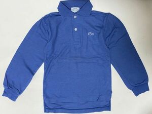 期間限定値下げ 130cm キッズ 【 クリックポスト可 】 US 古着 アメリカ LACOSTE ラコステ ポロシャツ 長袖 / MADE IN JAPAN / 管理R3 (24)