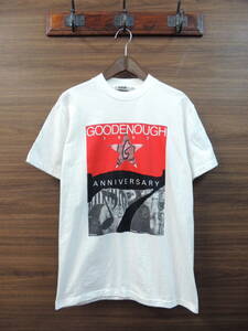 ◆ 90S OLD 1997年 グッドイナフ GOODENOUGH 7TH ANNIVERSARY TEE 7周年 フォト プリント 半袖 Tシャツ Mサイズ 白 当時物 オリジナル