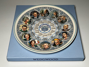 【瑞】ウェッジウッドWEDGWOOD カレンダープレート　２０００