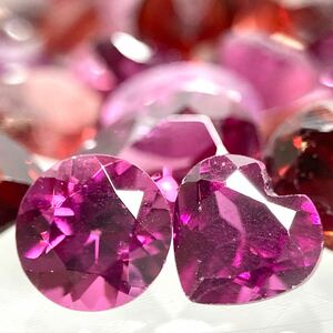 1円〜!!〔天然ガーネットおまとめ151ct〕n 約30.2g ルース 裸石 宝石 ジュエリー garnet ガーネット jewelry 柘榴石 w5 29